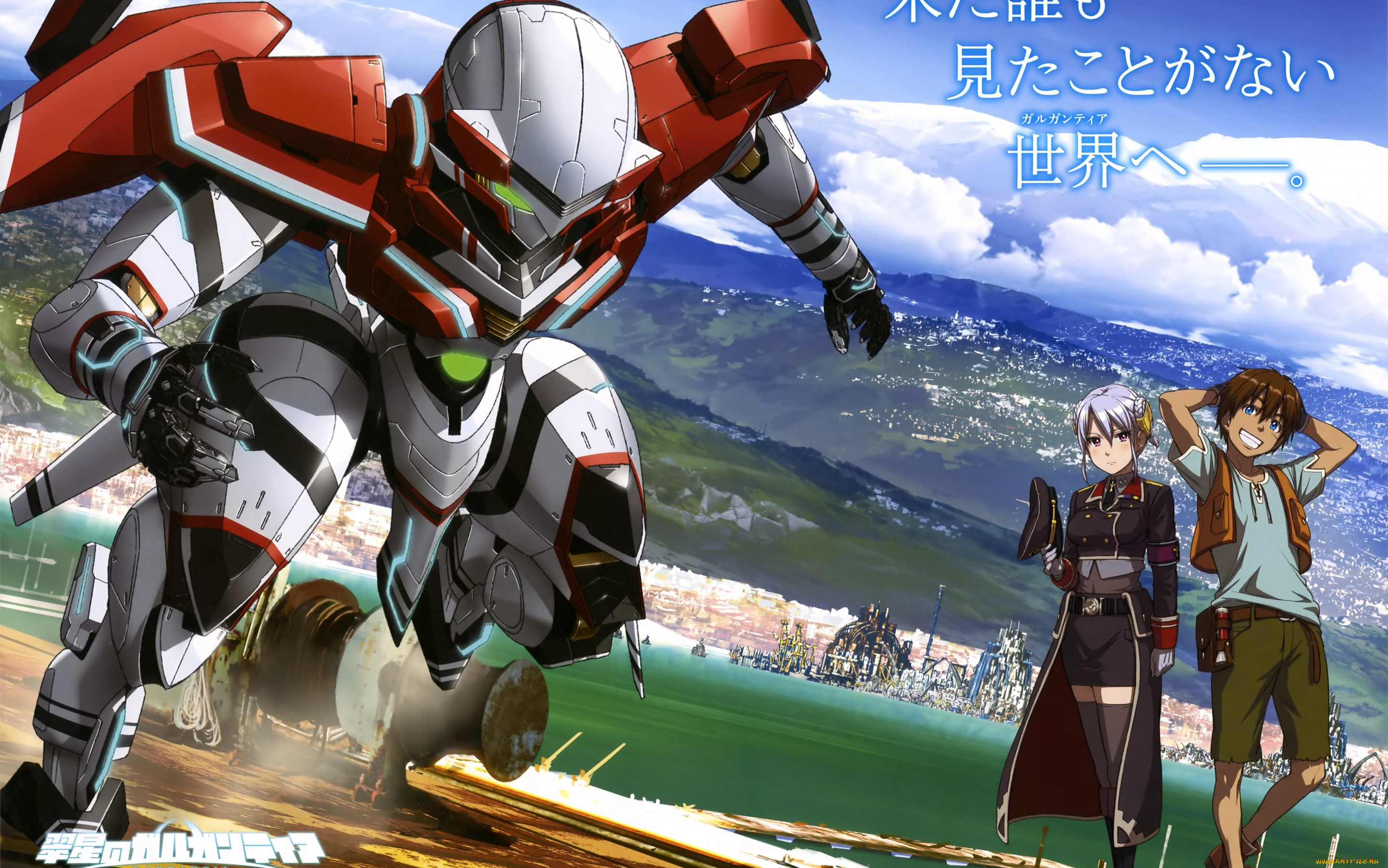 , suisei no gargantia, suisei, no, gargantia, , mech, ignite, russel, sukaya, art, 